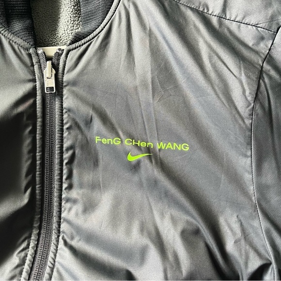 NIKE x FENG CHEN WANG sz S Inner Jacket Black Bomber Reversible Fleece - Picture 11 of 14